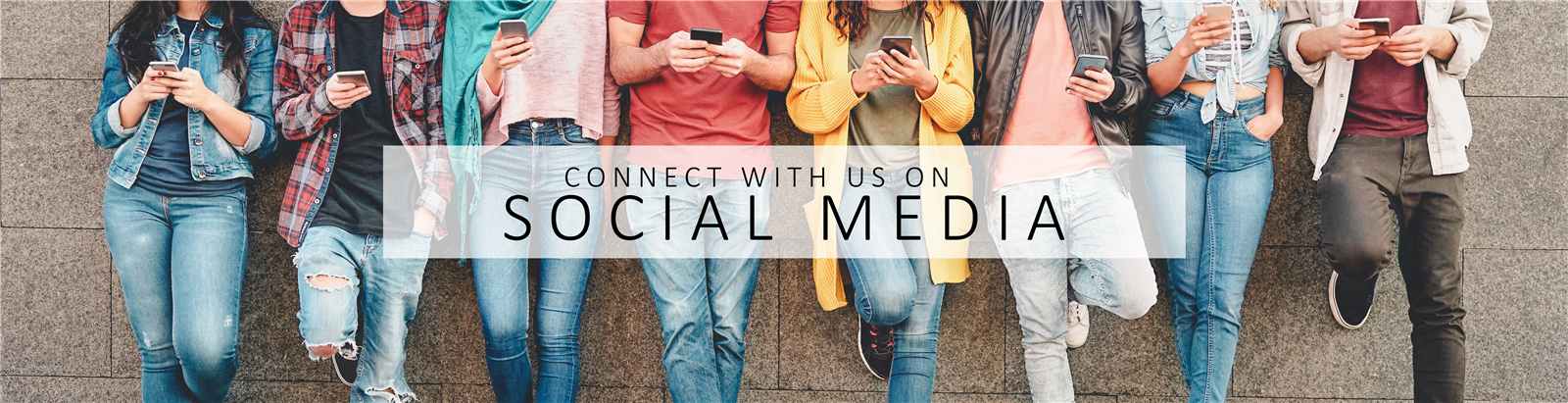 Conncet with us on Social Media 